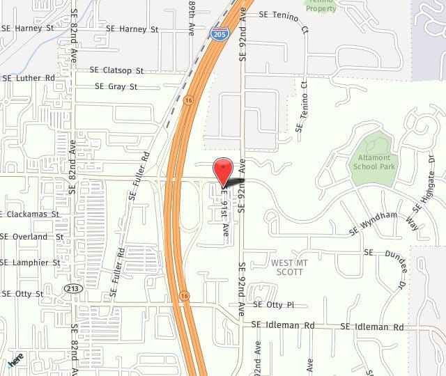 Location Map: 9200 SE 91st Avenue Portland, OR 97086
